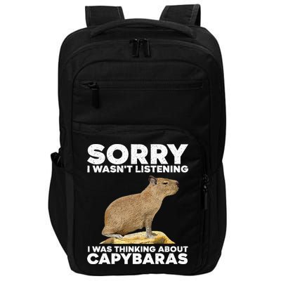 Best Capybara Design For Pet Rodent Capybara Impact Tech Backpack