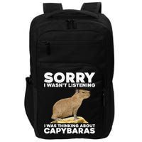 Best Capybara Design For Pet Rodent Capybara Impact Tech Backpack