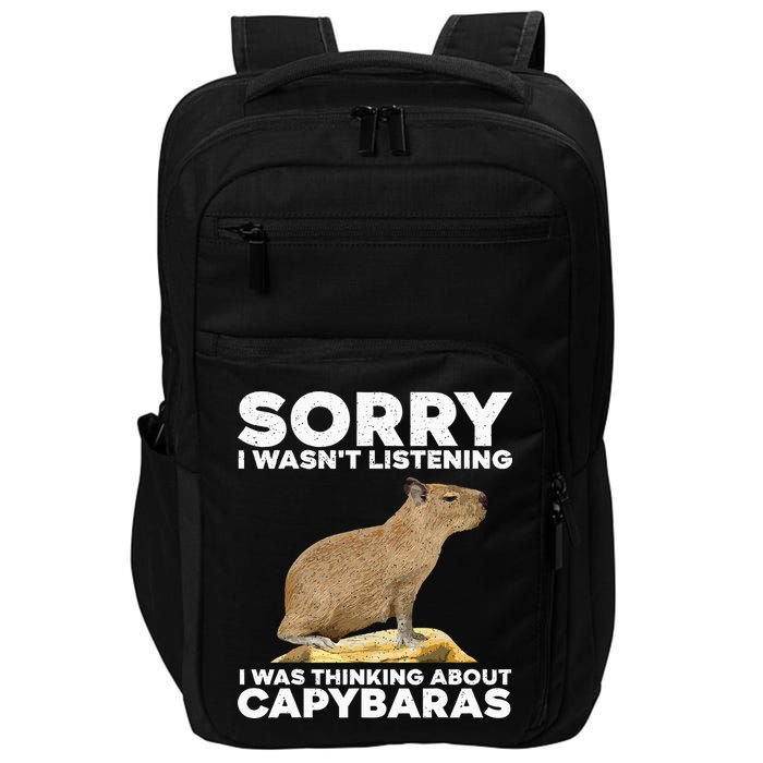Best Capybara Design For Pet Rodent Capybara Impact Tech Backpack