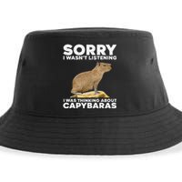 Best Capybara Design For Pet Rodent Capybara Sustainable Bucket Hat