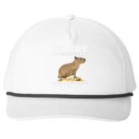 Best Capybara Design For Pet Rodent Capybara Snapback Five-Panel Rope Hat