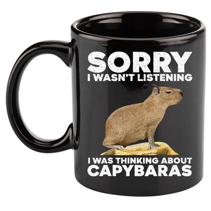 Best Capybara Design For Pet Rodent Capybara 11oz C Handle Ceramic Mug