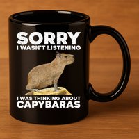 Best Capybara Design For Pet Rodent Capybara 11oz C Handle Ceramic Mug