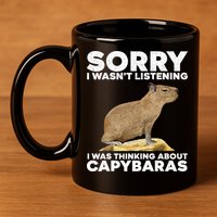 Best Capybara Design For Pet Rodent Capybara 11oz C Handle Ceramic Mug