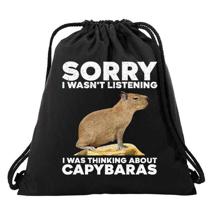Best Capybara Design For Pet Rodent Capybara Drawstring Bag