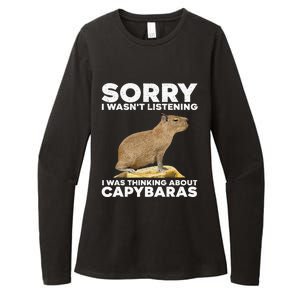 Best Capybara Design For Pet Rodent Capybara Womens CVC Long Sleeve Shirt