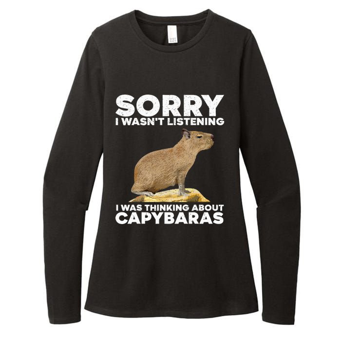 Best Capybara Design For Pet Rodent Capybara Womens CVC Long Sleeve Shirt