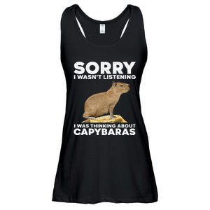 Best Capybara Design For Pet Rodent Capybara Ladies Essential Flowy Tank