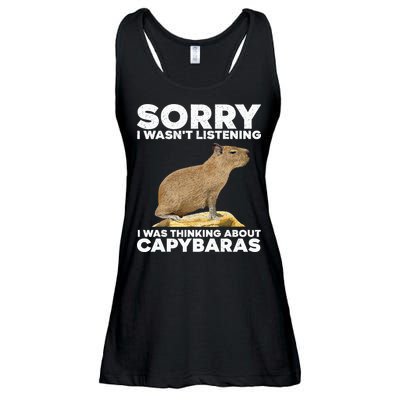 Best Capybara Design For Pet Rodent Capybara Ladies Essential Flowy Tank