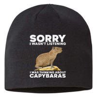 Best Capybara Design For Pet Rodent Capybara Sustainable Beanie