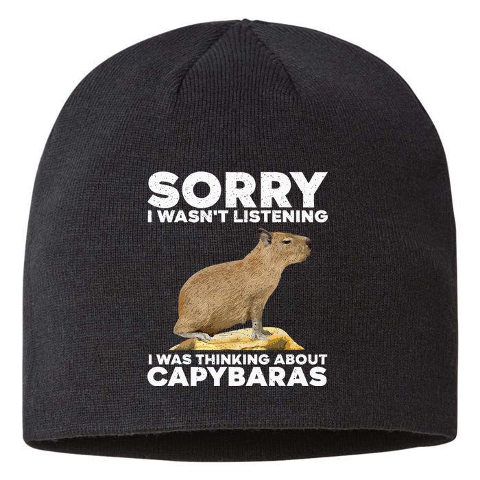 Best Capybara Design For Pet Rodent Capybara Sustainable Beanie