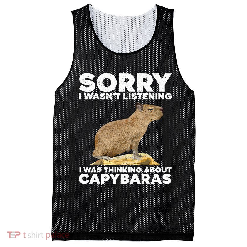 Best Capybara Design For Pet Rodent Capybara Mesh Reversible Basketball Jersey Tank