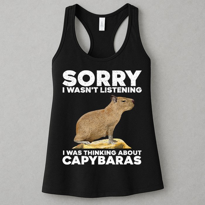 Best Capybara Design For Pet Rodent Capybara Womens Tank Top
