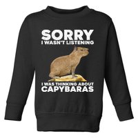 Best Capybara Design For Pet Rodent Capybara Toddler Sweatshirt
