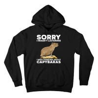 Best Capybara Design For Pet Rodent Capybara Tall Hoodie