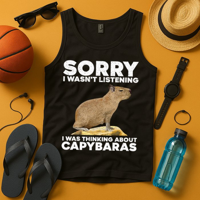 Best Capybara Design For Pet Rodent Capybara Tank Top