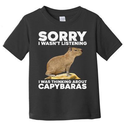 Best Capybara Design For Pet Rodent Capybara Toddler T-Shirt