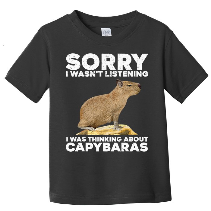 Best Capybara Design For Pet Rodent Capybara Toddler T-Shirt