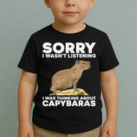 Best Capybara Design For Pet Rodent Capybara Toddler T-Shirt