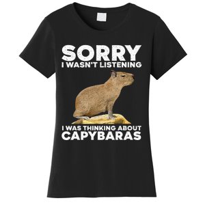 Best Capybara Design For Pet Rodent Capybara Women's T-Shirt