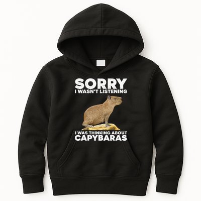 Best Capybara Design For Pet Rodent Capybara Kids Hoodie