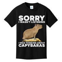 Best Capybara Design For Pet Rodent Capybara Kids T-Shirt