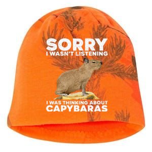 Best Capybara Design For Pet Rodent Capybara Kati - Camo Knit Beanie