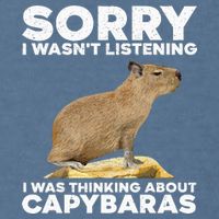 Best Capybara Design For Pet Rodent Capybara Garment-Dyed Sweatshirt