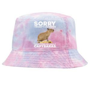 Best Capybara Design For Pet Rodent Capybara Tie-Dyed Bucket Hat