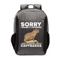 Best Capybara Design For Pet Rodent Capybara Vector Backpack