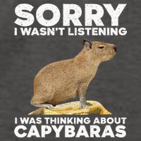 Best Capybara Design For Pet Rodent Capybara Vector Backpack