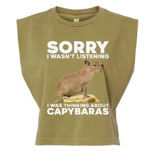 Best Capybara Design For Pet Rodent Capybara Garment-Dyed Women's Muscle Tee