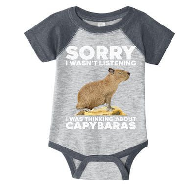 Best Capybara Design For Pet Rodent Capybara Infant Baby Jersey Bodysuit