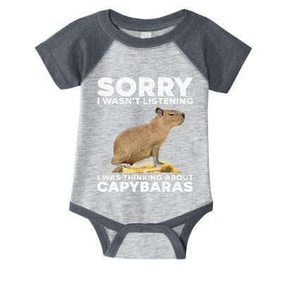 Best Capybara Design For Pet Rodent Capybara Infant Baby Jersey Bodysuit