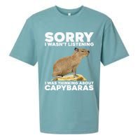 Best Capybara Design For Pet Rodent Capybara Sueded Cloud Jersey T-Shirt
