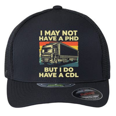 Best Cdl Driver Art Trucker Cdl Truck Driver Flexfit Unipanel Trucker Cap