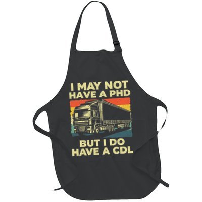 Best Cdl Driver Art Trucker Cdl Truck Driver Apron