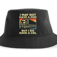 Best Cdl Driver Art Trucker Cdl Truck Driver Sustainable Bucket Hat