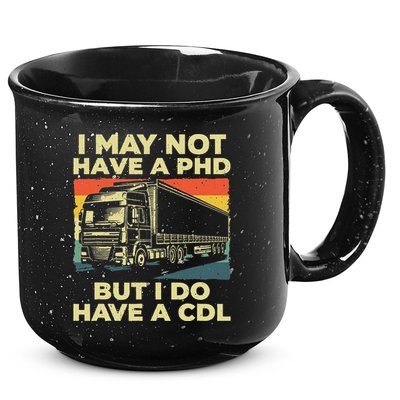 Best Cdl Driver Art Trucker Cdl Truck Driver 15oz Campfire Ceramic Mug