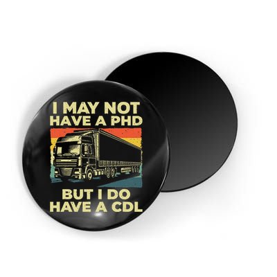 Best Cdl Driver Art Trucker Cdl Truck Driver Magnet