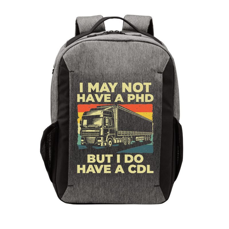 Best Cdl Driver Art Trucker Cdl Truck Driver Vector Backpack