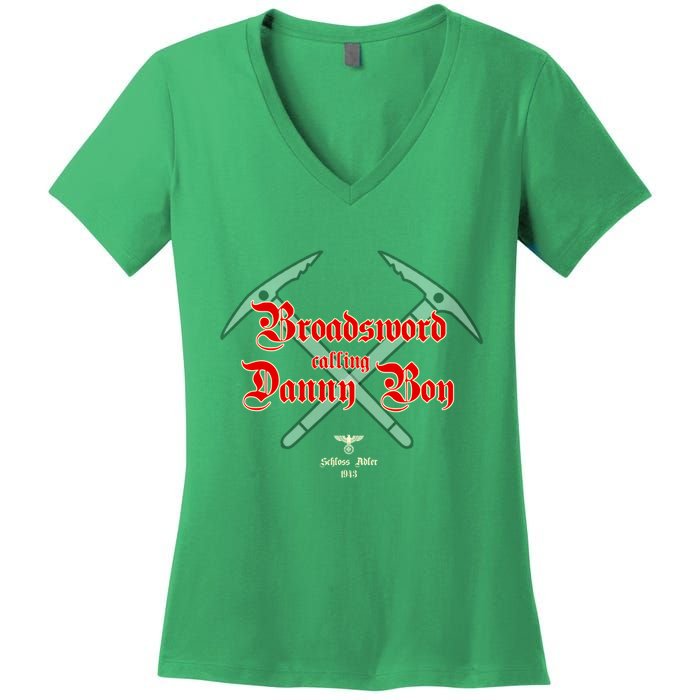 Broadsword Calling Danny Boy Women's V-Neck T-Shirt