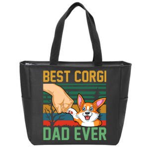 Best Corgi Dad Ever Zip Tote Bag