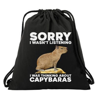Best Capybara Design For Pet Rodent Capybara Drawstring Bag