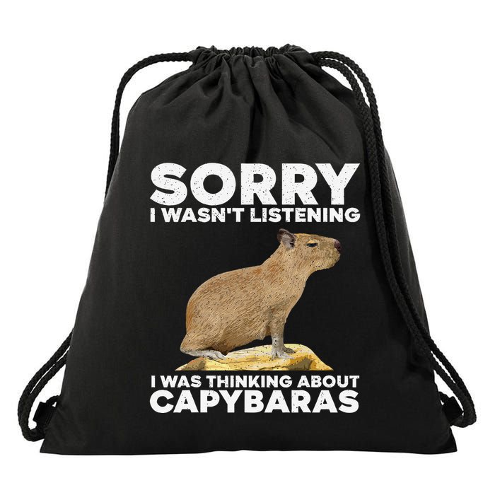 Best Capybara Design For Pet Rodent Capybara Drawstring Bag