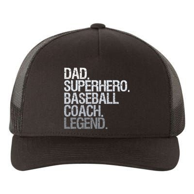 Baseball coach dad Yupoong Adult 5-Panel Trucker Hat