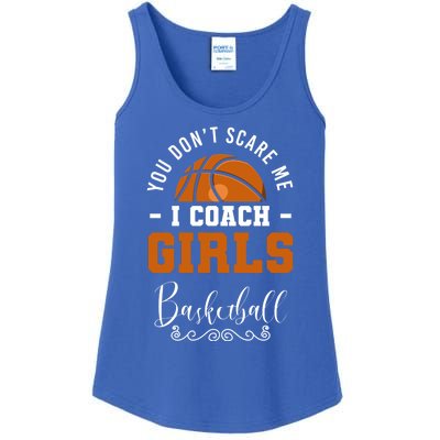 Basketball Coach Dads I Coach Basketball Coaching Gift Ladies Essential Tank