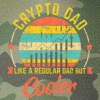 Bitcoin Crypto Dad Shirt | Like A Regular Dad Legacy Tie Dye Trucker Hat