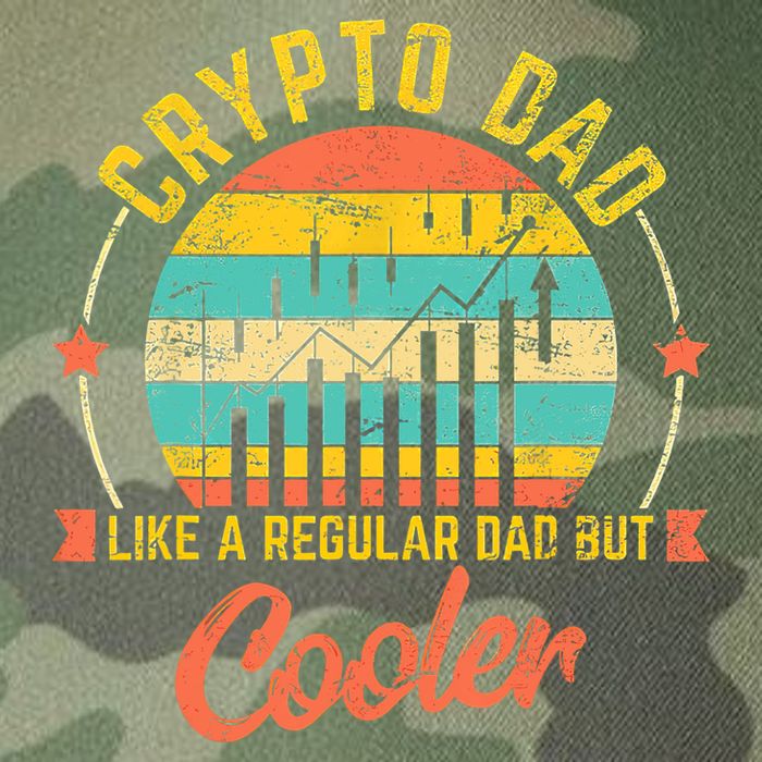 Bitcoin Crypto Dad Shirt | Like A Regular Dad Legacy Tie Dye Trucker Hat