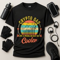 Bitcoin Crypto Dad Shirt | Like A Regular Dad Performance Shirt